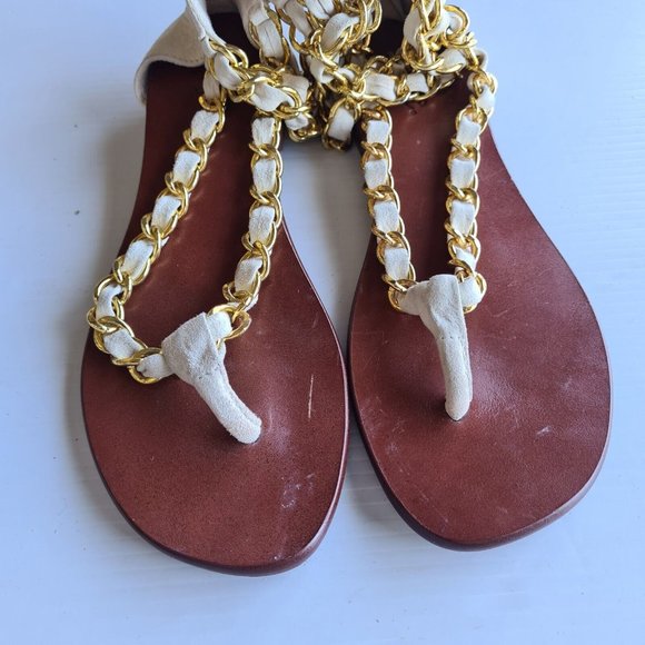 Aje Chain Sandals Thongs Size 38 - Picture 2 of 7
